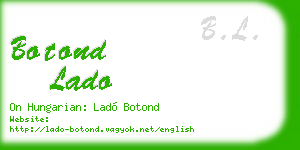 botond lado business card