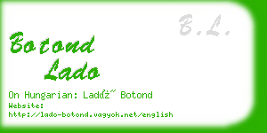 botond lado business card